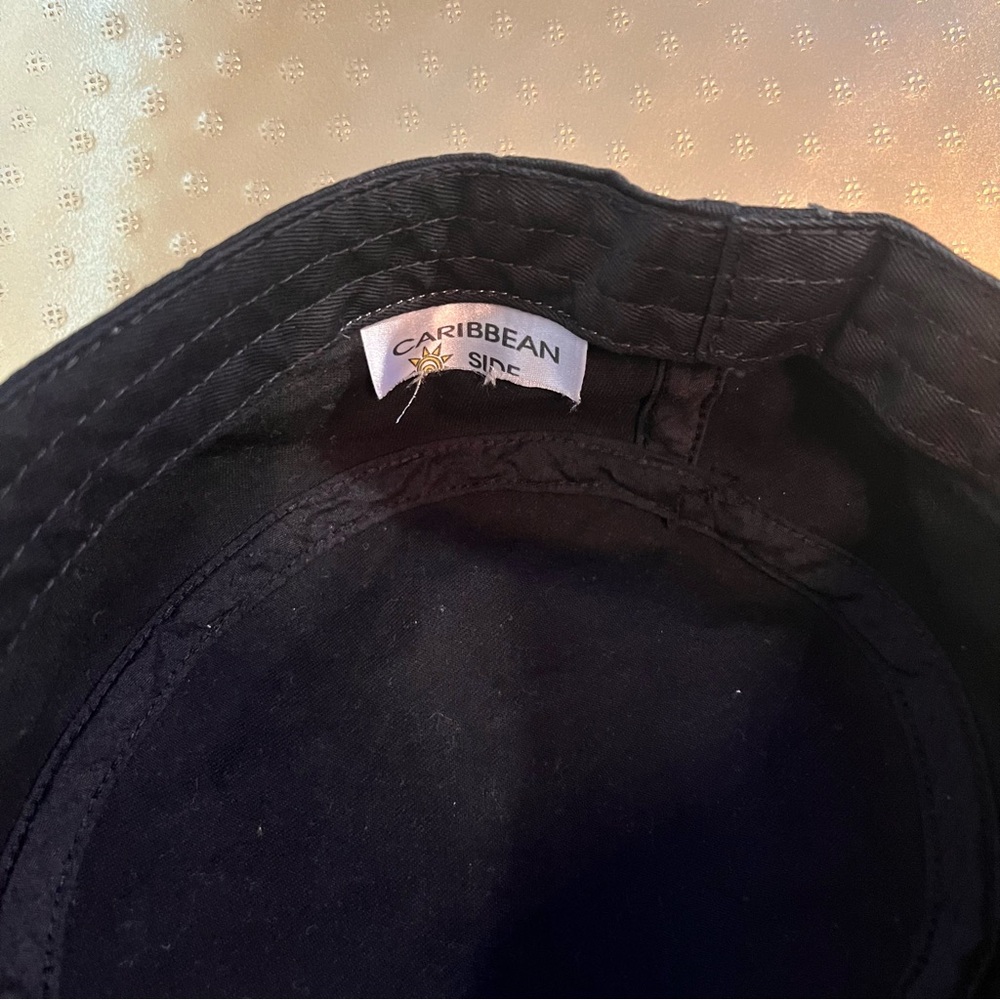 Black Cadet Cap – Cozumel Mexico Adjustable Military Style Hat - Picture 8 of 11